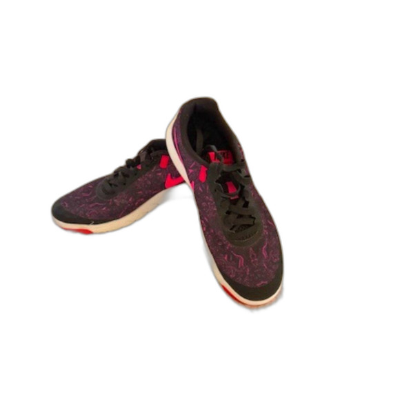 Nike Pink and Black Women's Running Shoe Size 6.5 - Picture 1 of 6